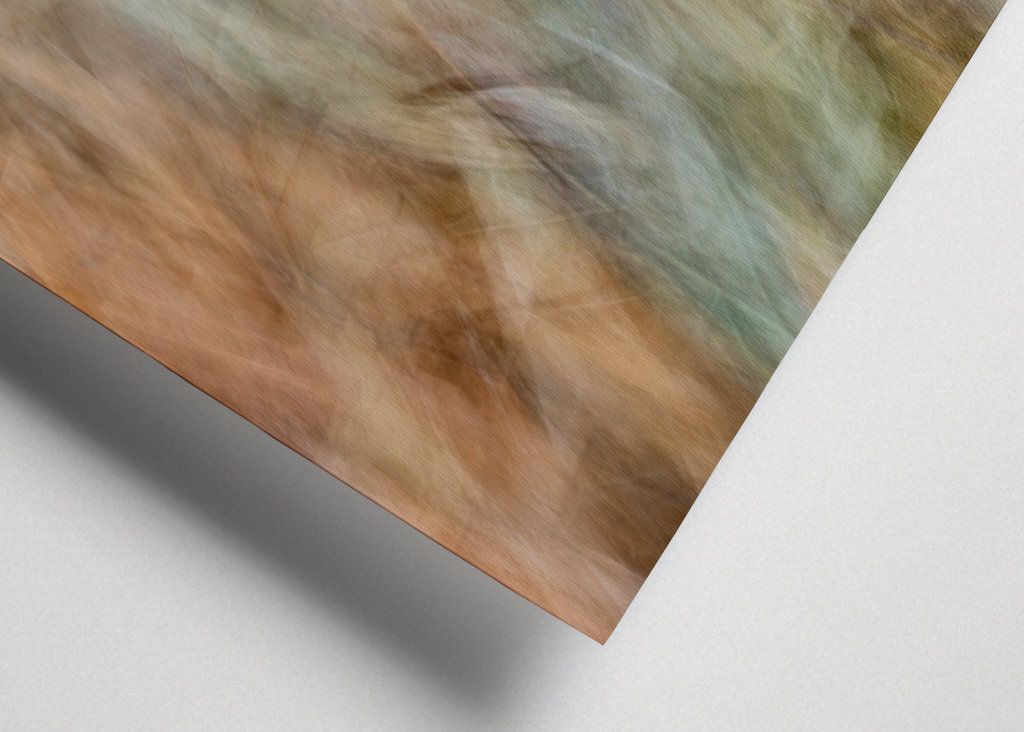 Leaves in motion, abstract