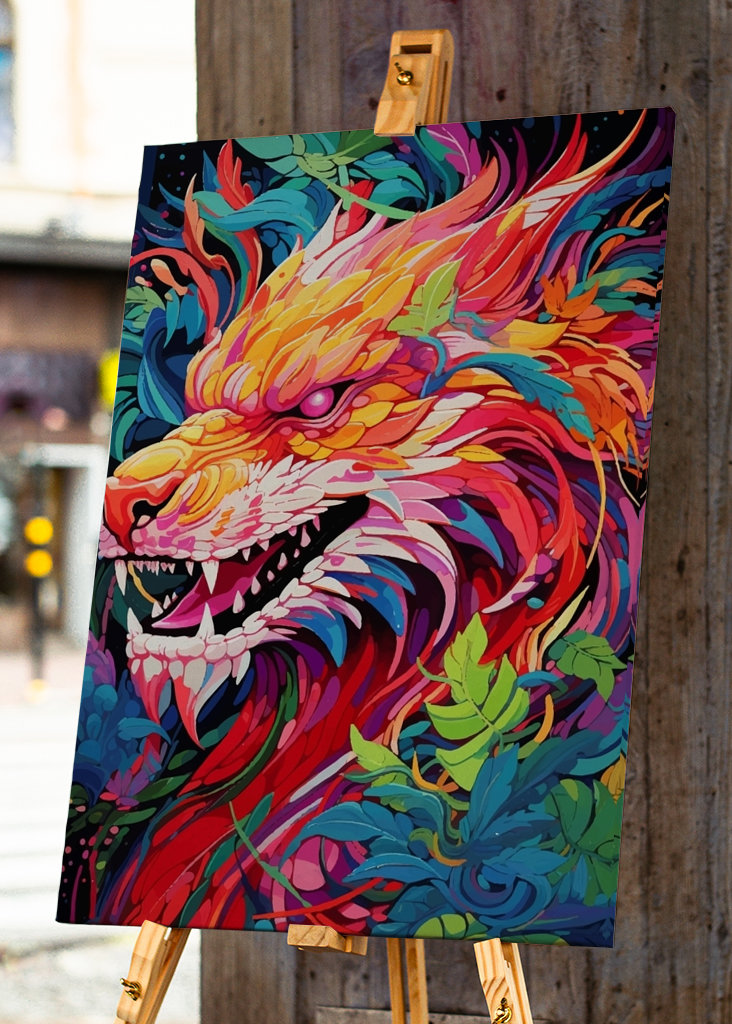 Dračí Popart Zvíře