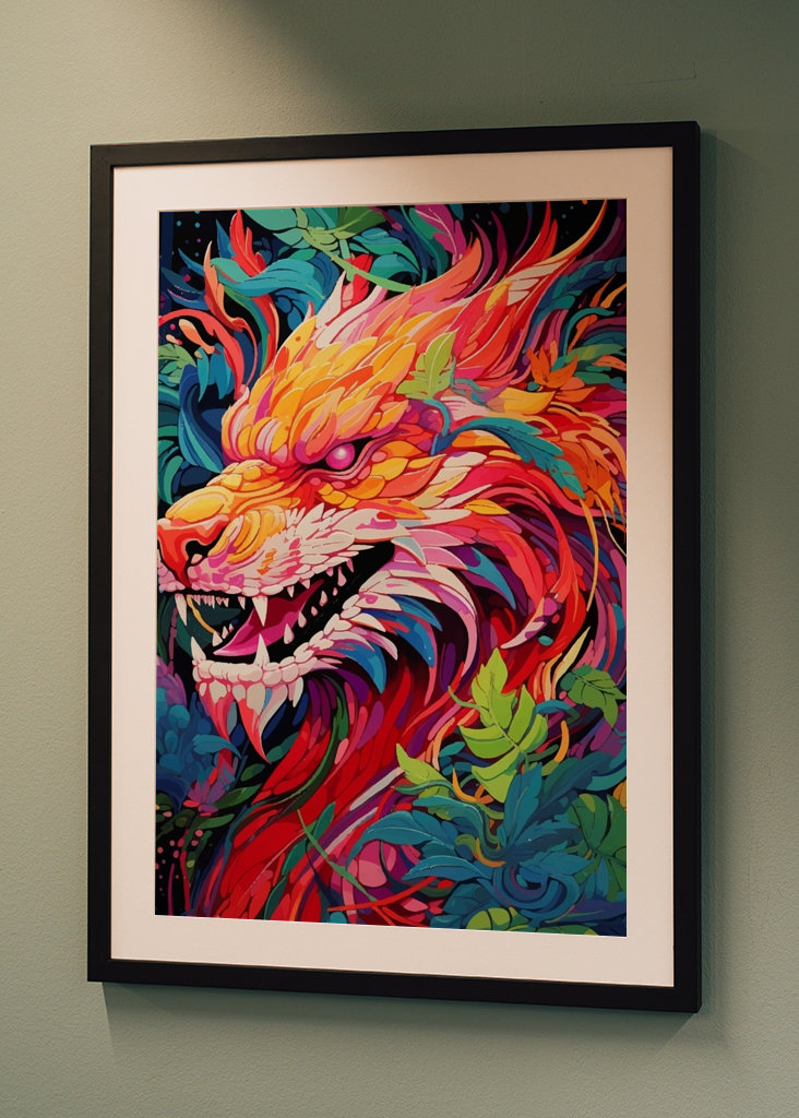 Dračí Popart Zvíře