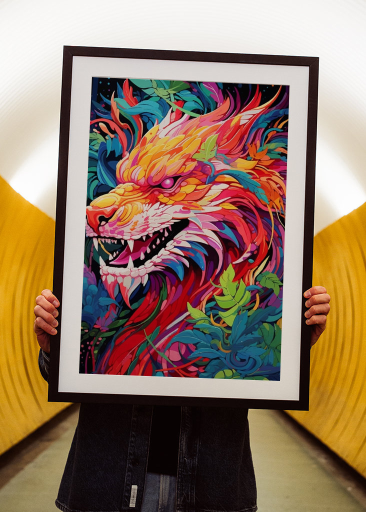 Dračí Popart Zvíře