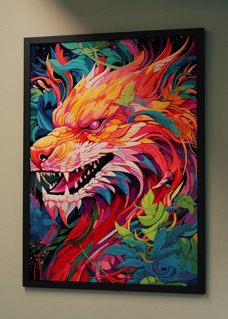 Dračí Popart Zvíře