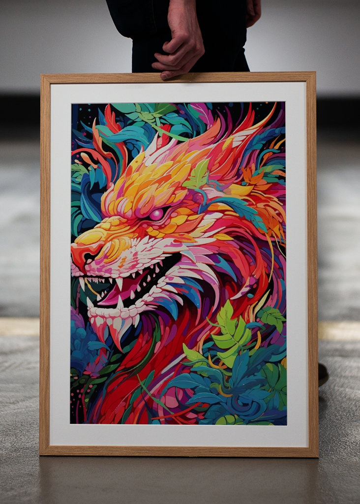 Dračí Popart Zvíře