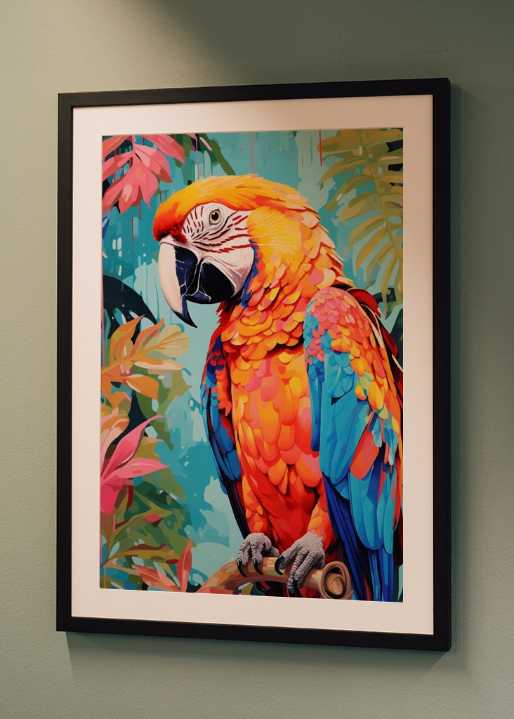 Papuga Popart Zwierzę