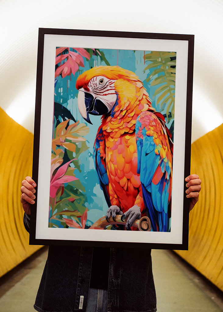 Papuga Popart Zwierzę