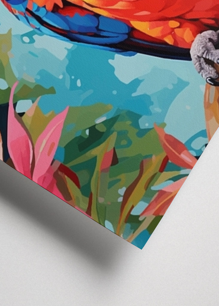 Papuga Popart Zwierzę