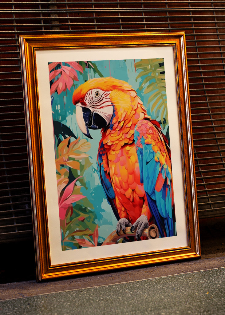 Papuga Popart Zwierzę