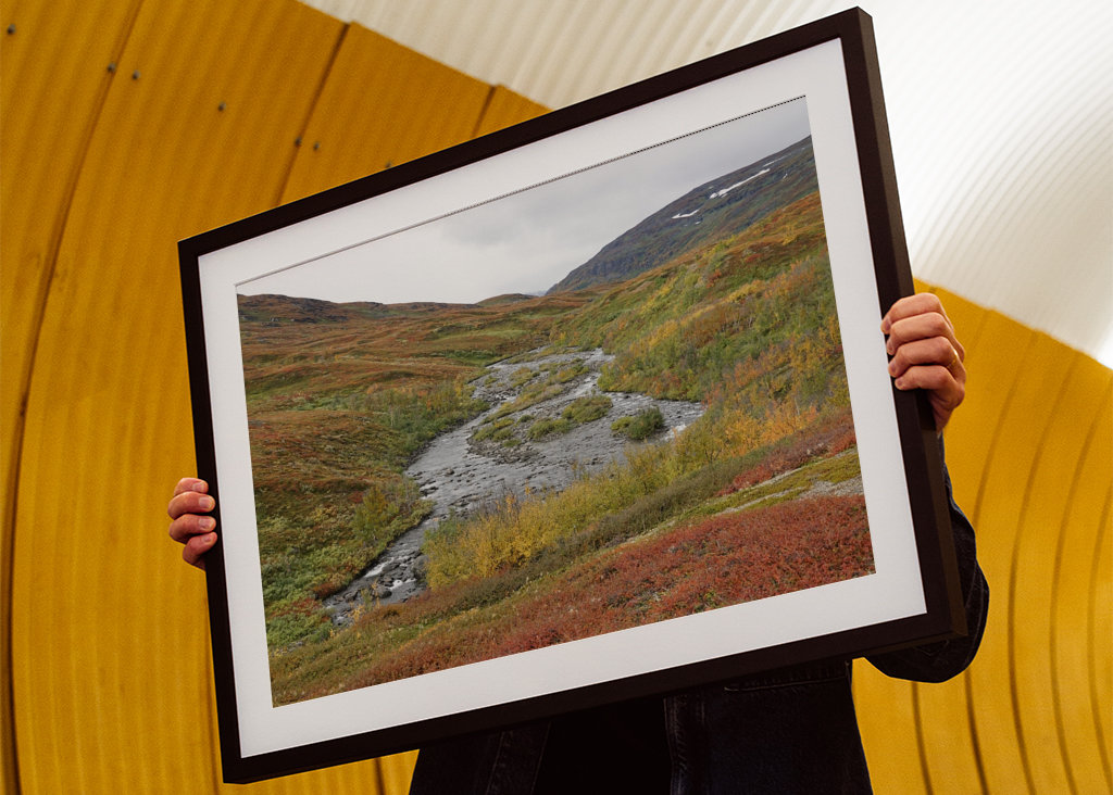Stream with small islands