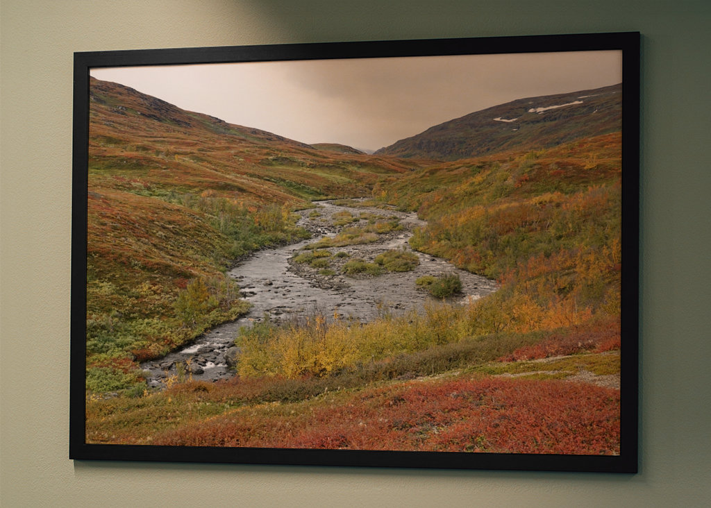 Stream with small islands