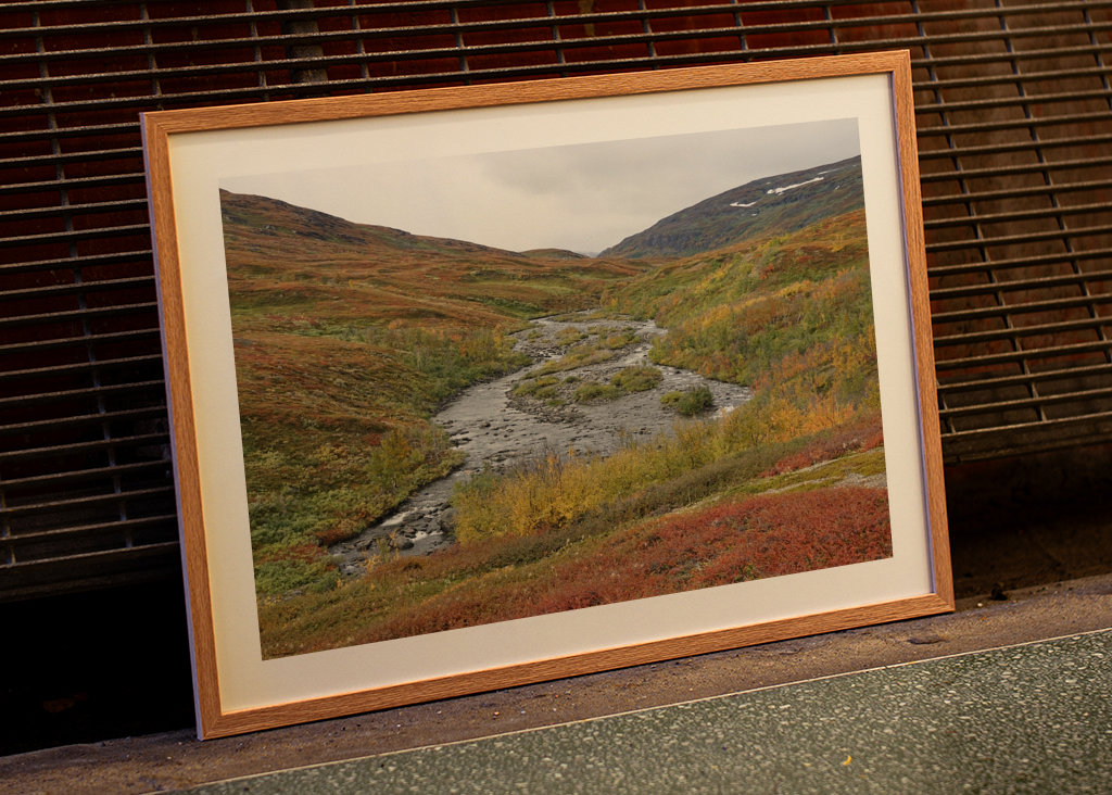Stream with small islands