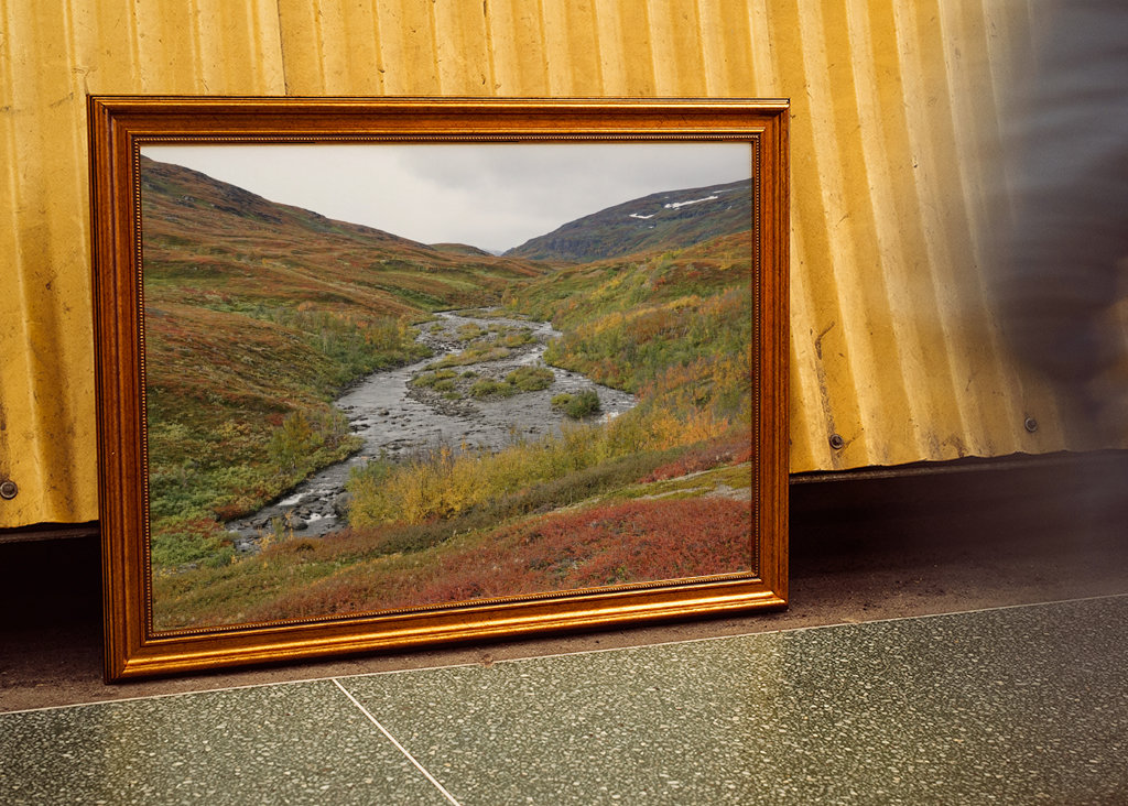 Stream with small islands