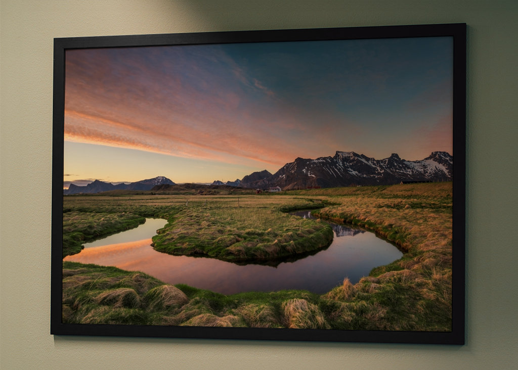 Sole di mezzanotte delle Lofoten