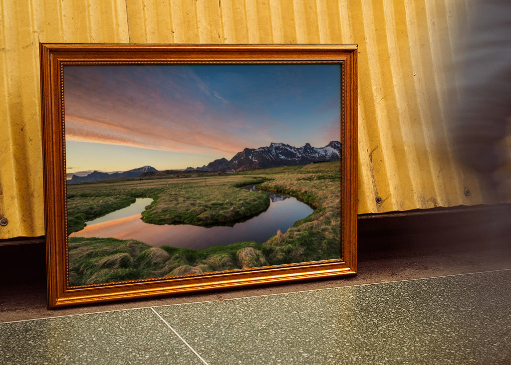 Sole di mezzanotte delle Lofoten