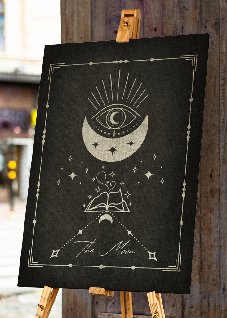 La carta dei Tarocchi della Luna Nera