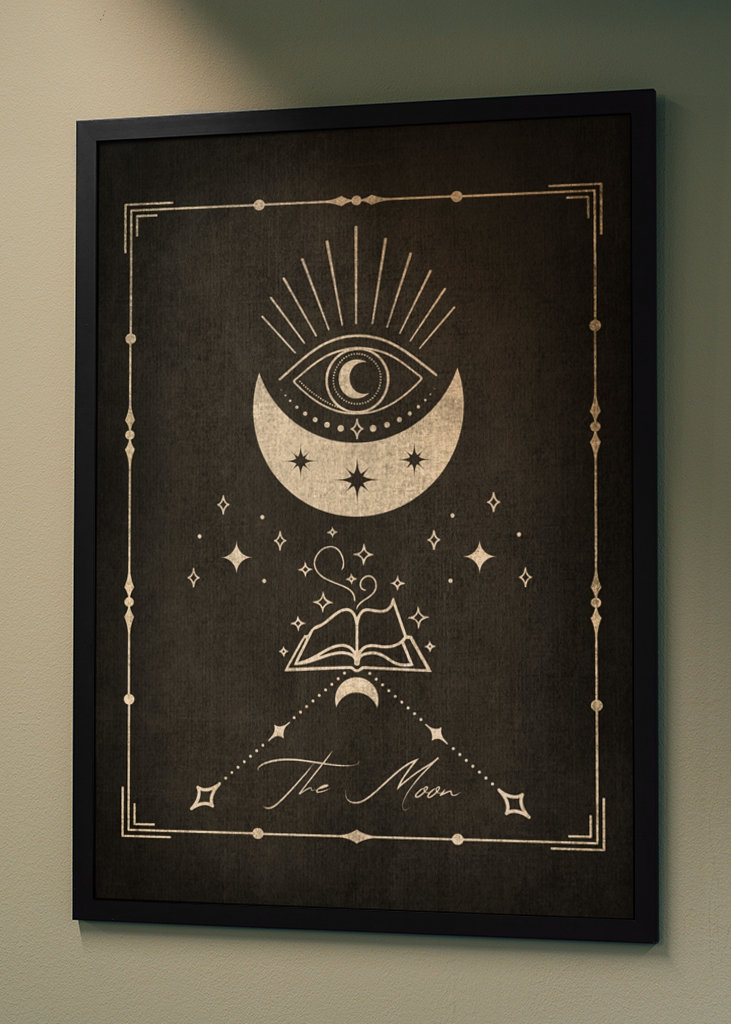 La carta dei Tarocchi della Luna Nera