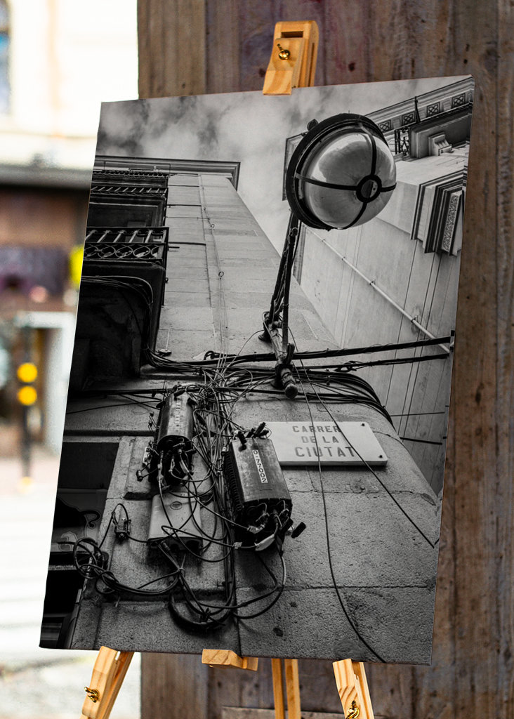 Vanha lamppu - Barcelona