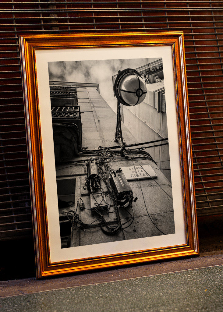 Vanha lamppu - Barcelona