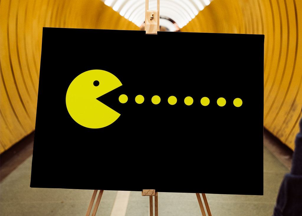 Japonská hra Pac Man