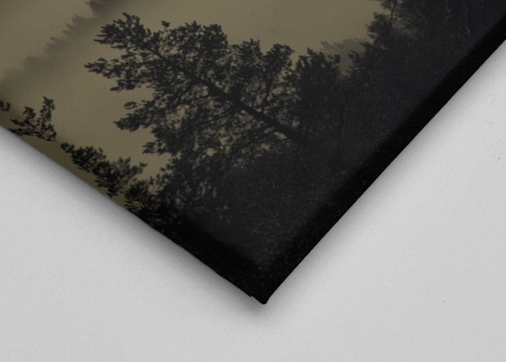 Stoupající ranní mlha.