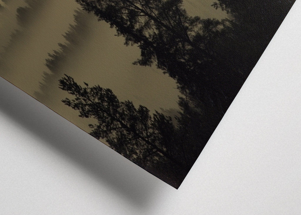 Stoupající ranní mlha.