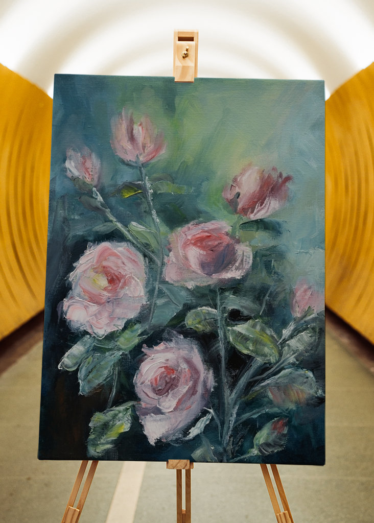 Růžová snová krajina