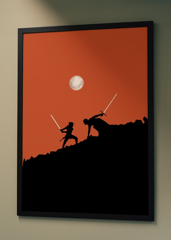 Star Wars Minimalistische Landschaft