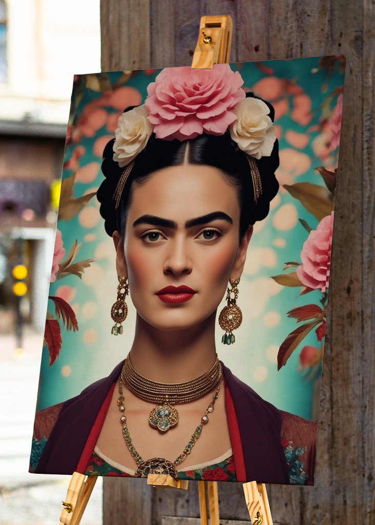 Frida Kahlo - Floral Beauty