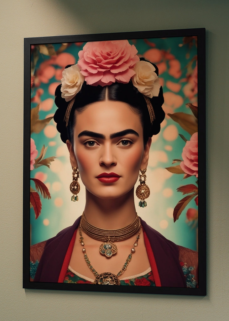 Frida Kahlo - Floral Beauty