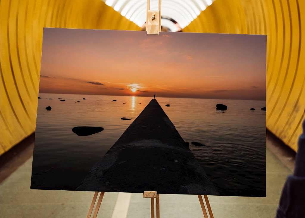 Liebe bei Sonnenuntergang