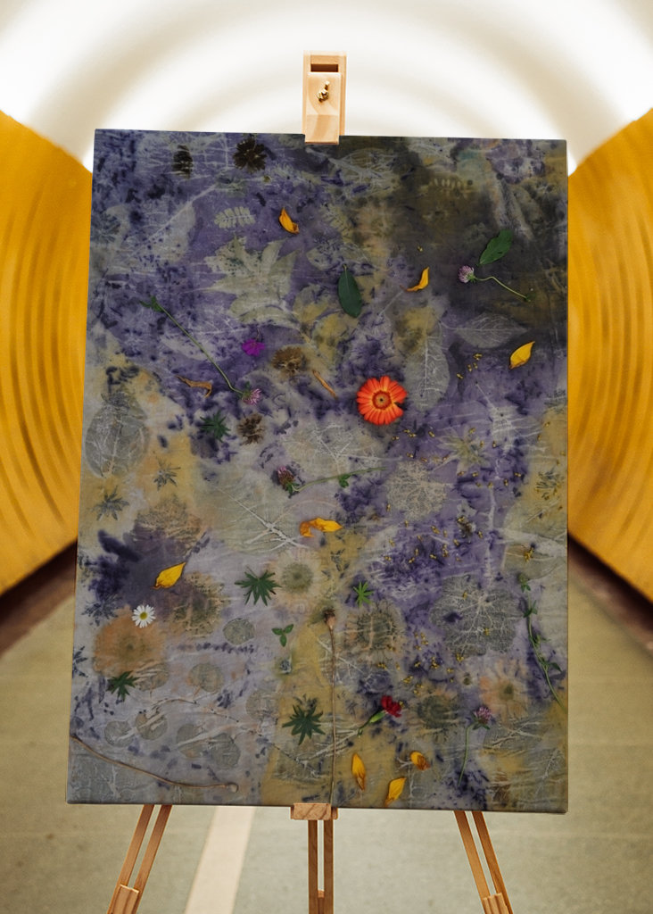 Tekstiltryk med planter