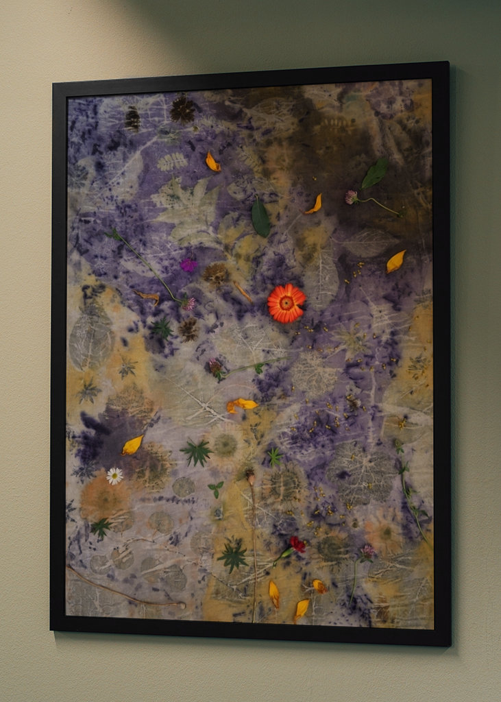 Tekstiltryk med planter