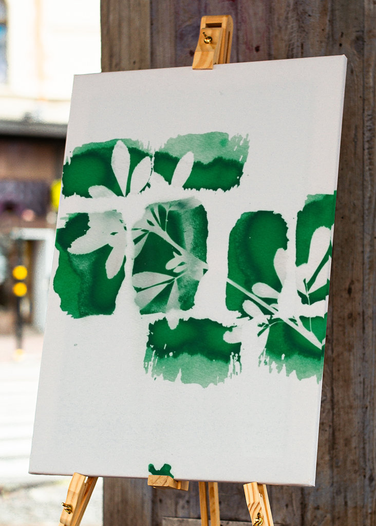 Abstrakte grønne blade