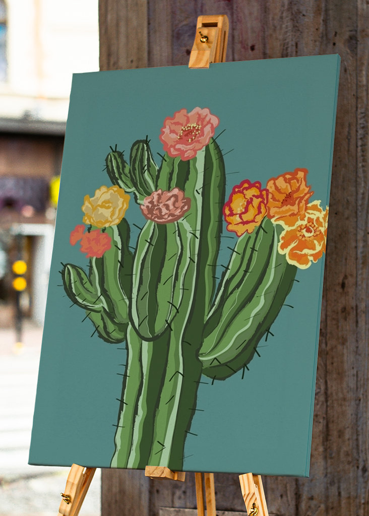 cactus with blossom