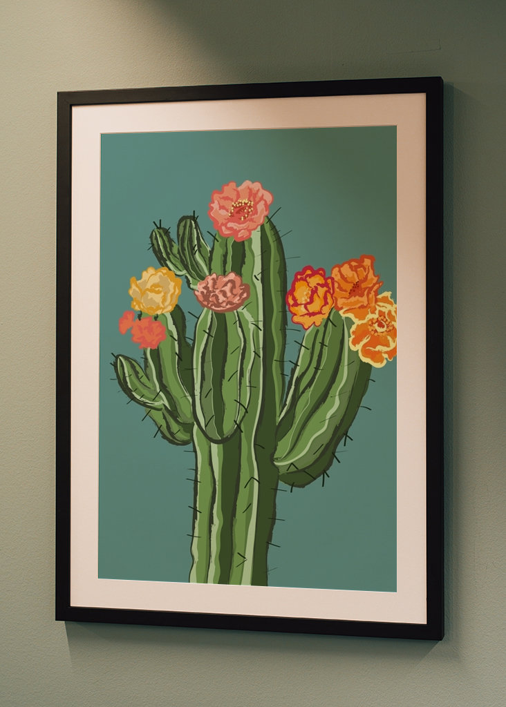 cactus with blossom