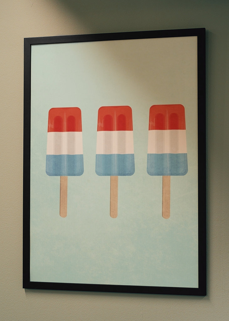 Summer fresh ice popsicle