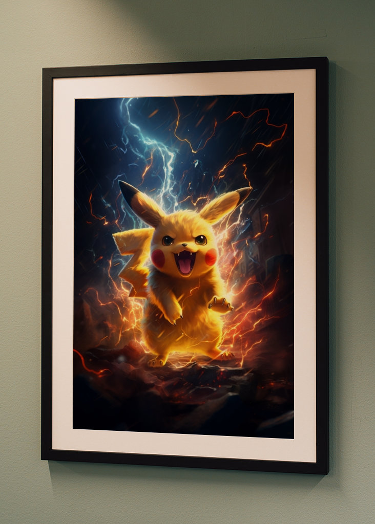 Pikachu Pokemon Popart