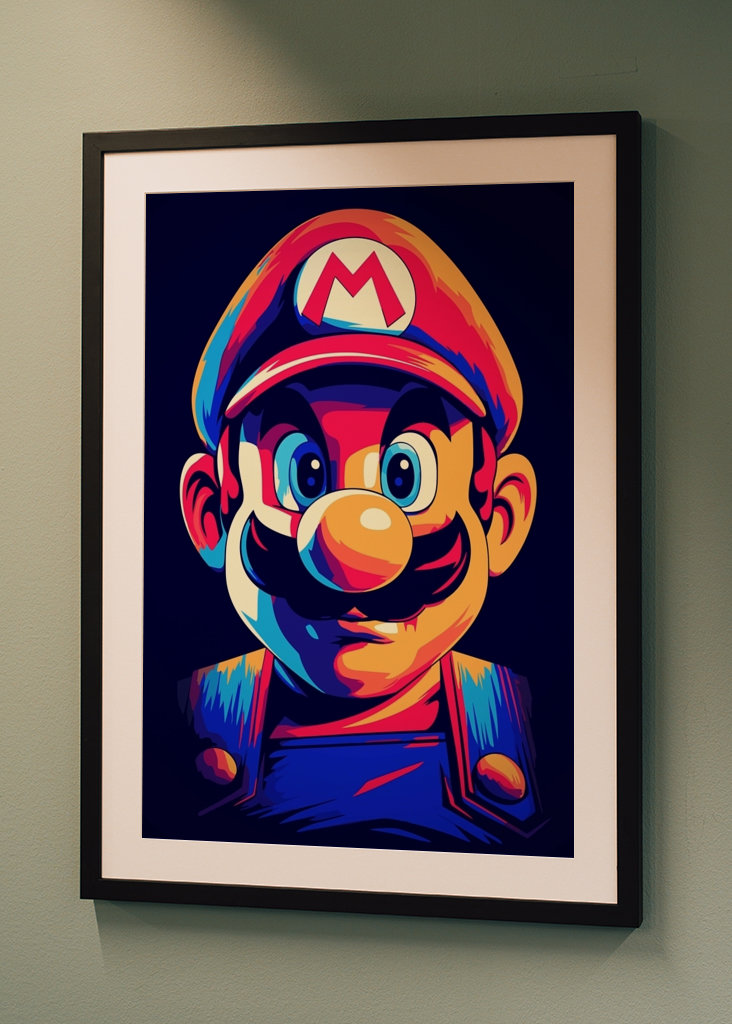 Super Mario Popart Game