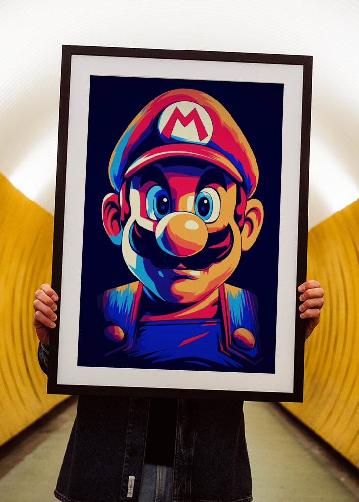 Super Mario Popart Game