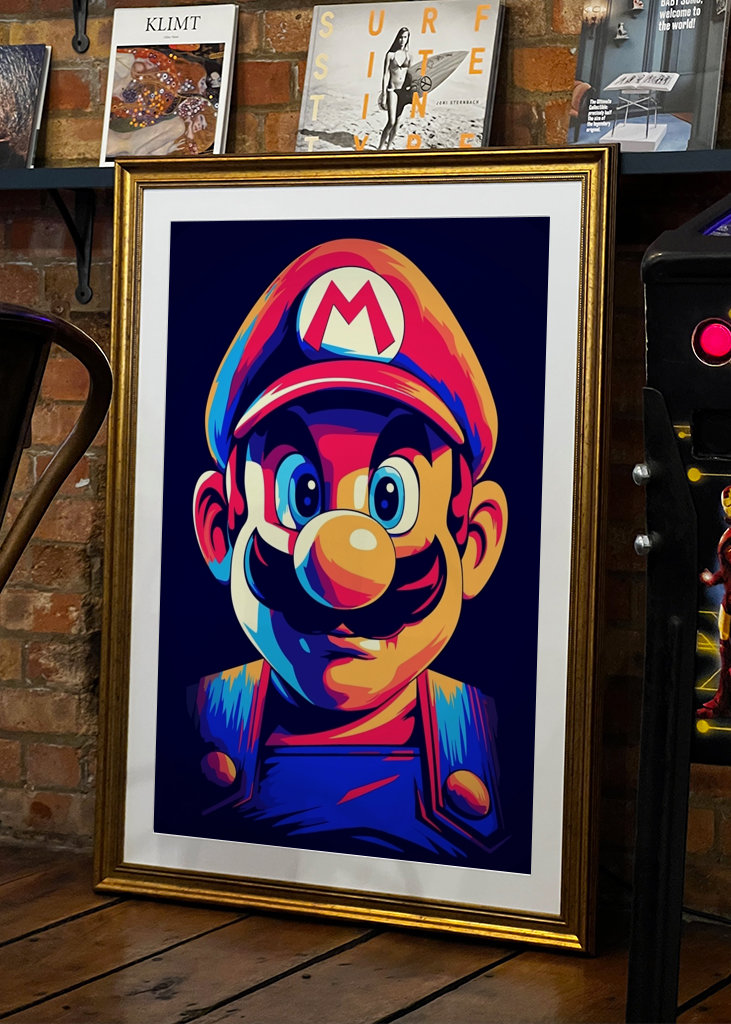 Super Mario Popart Game