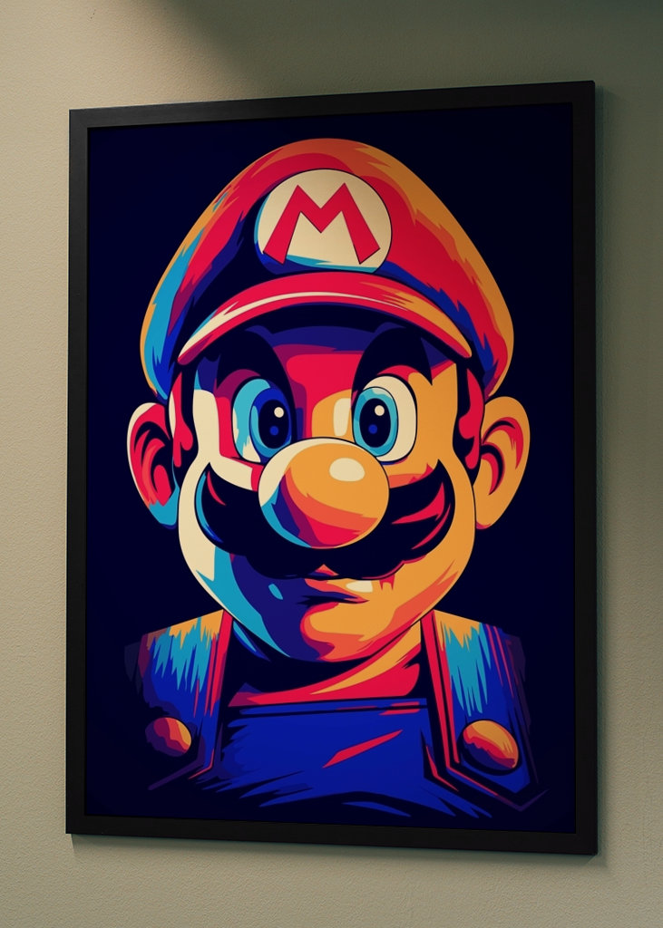 Super Mario Popart Game