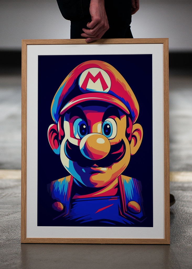 Super Mario Popart Game