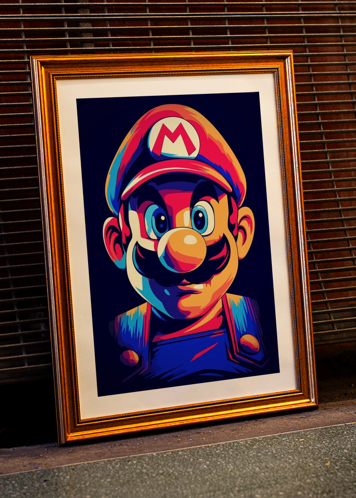 Super Mario Popart Game