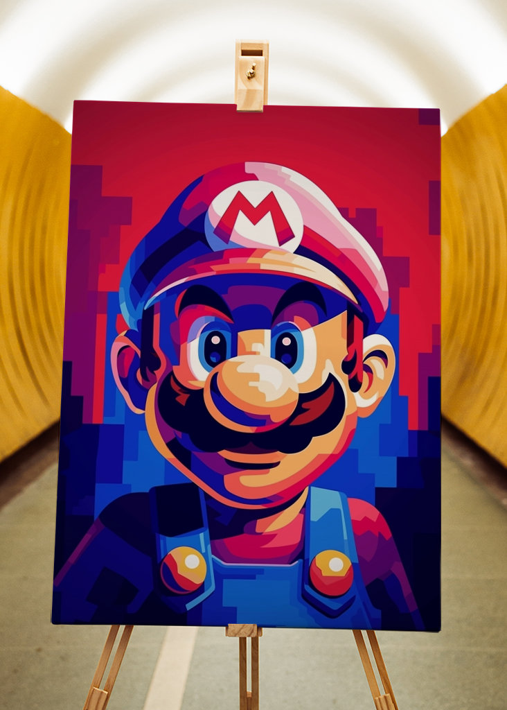 Super Mario Popart Spil