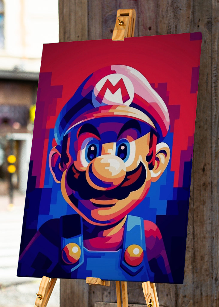 Super Mario Popart Spil
