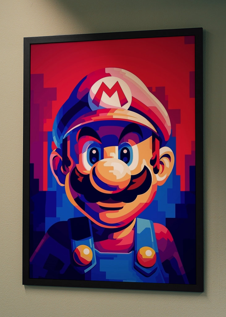 Super Mario Popart Spil