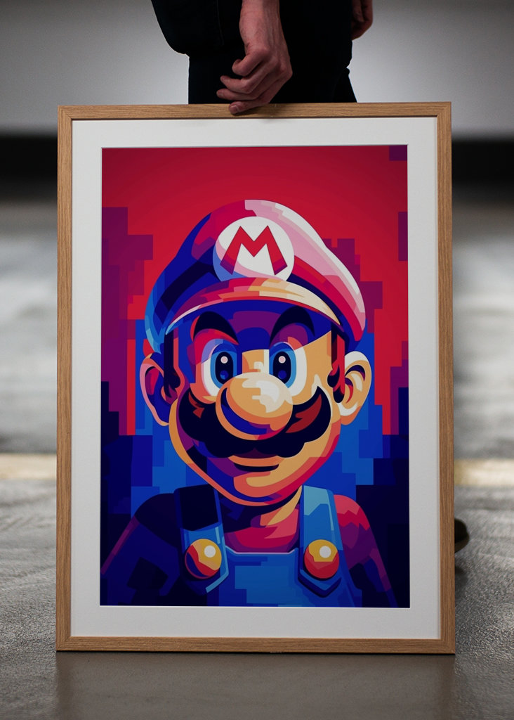 Super Mario Popart Spil