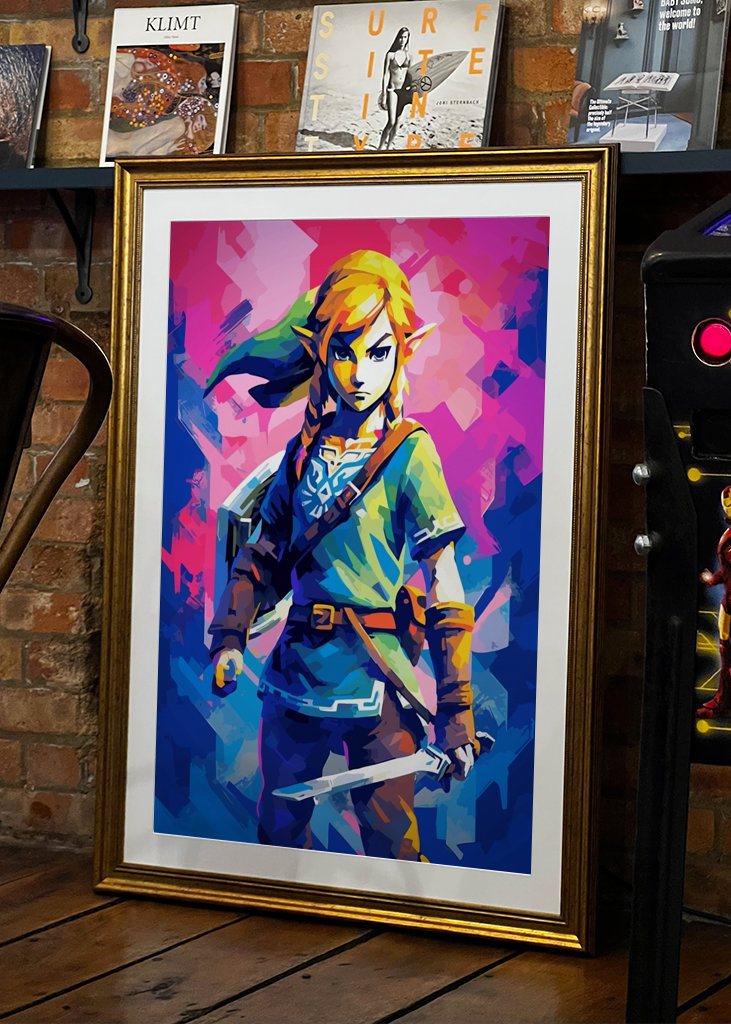Link Zelda Popart Jogo