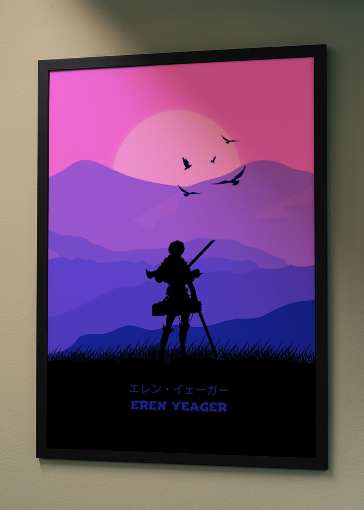 Silueta de Eren Yeager