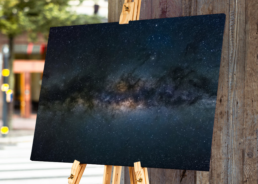 Nachthimmel mit Milchstraße