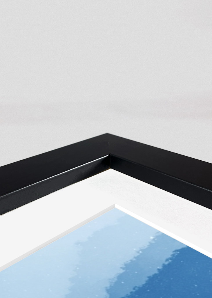 Blaue Welle abstrakte Farbe 