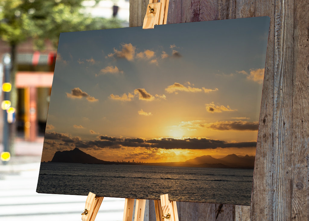Golden Mediterranean sunset